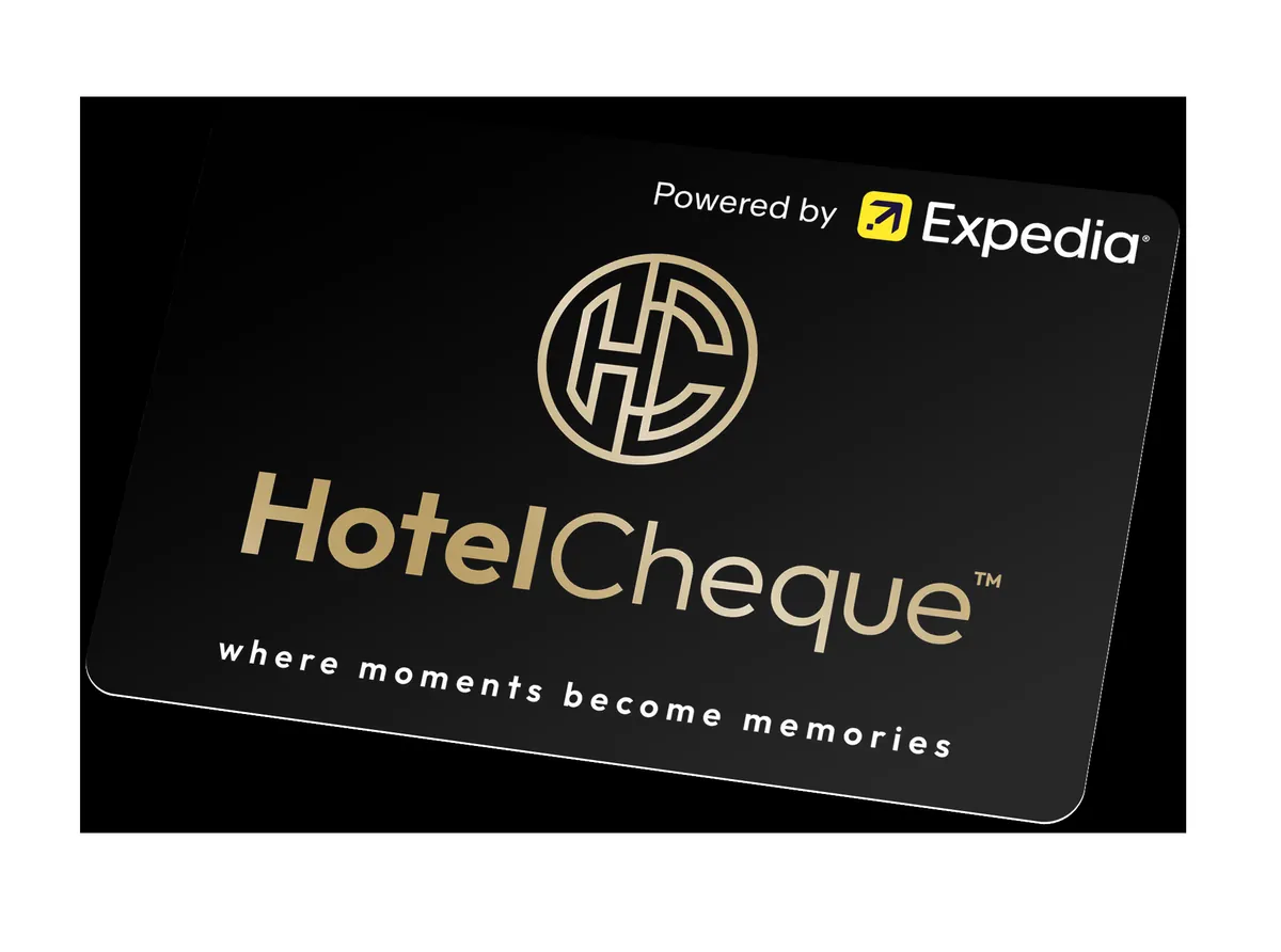 HotelCheque card in perspective